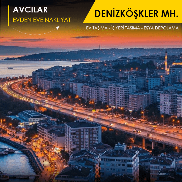 Denizköşkler nakliyat profesyonel taşıma hizmeti.